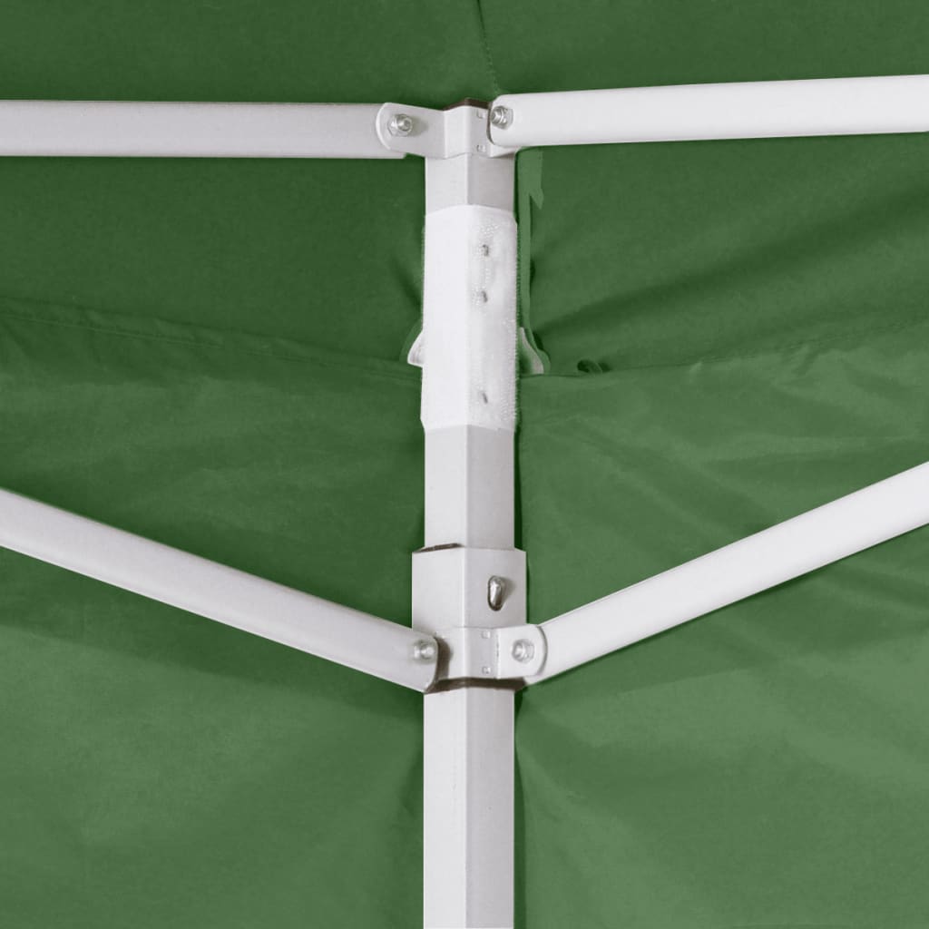Faltzelt mit 2 Wänden 3 x 3 m Grün
