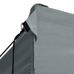 Faltzelt Pop-Up mit 4 Seitenwänden 3 x 4,5 m Anthrazit