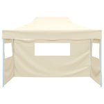 Faltzelt mit 3 Seitenteilen 3x4,5 m Creme