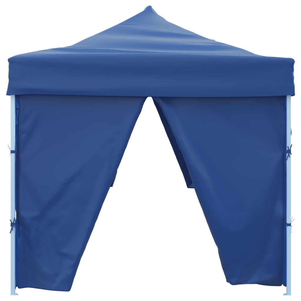 Faltzelt Partyzelt Pop-Up mit 8 Seitenwänden 3 x 9 m Blau