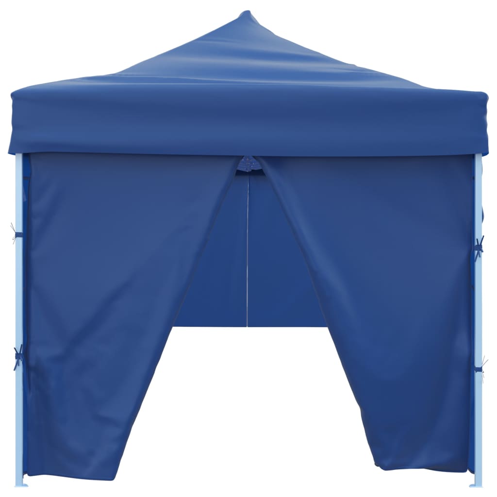 Faltzelt Partyzelt Pop-Up mit 8 Seitenwänden 3 x 9 m Blau
