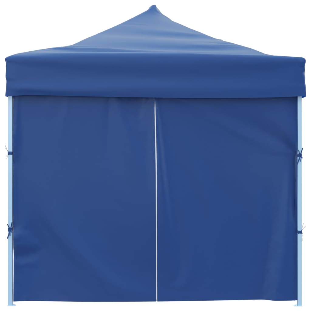 Faltzelt Partyzelt Pop-Up mit 8 Seitenwänden 3 x 9 m Blau