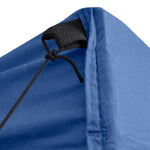 Faltzelt 3x3 m Blau 4 Seitenwände