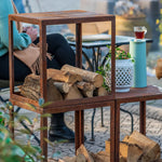 Brennholzlager Hodr Rostbraun 88519