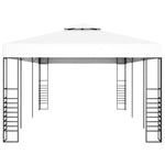 Gartenpavillon 6×3 m Weiß
