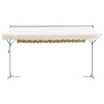 Freistehende Markise 500x300 cm Creme