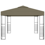 Gartenzelt 3x3 m Taupe 180 g/m²