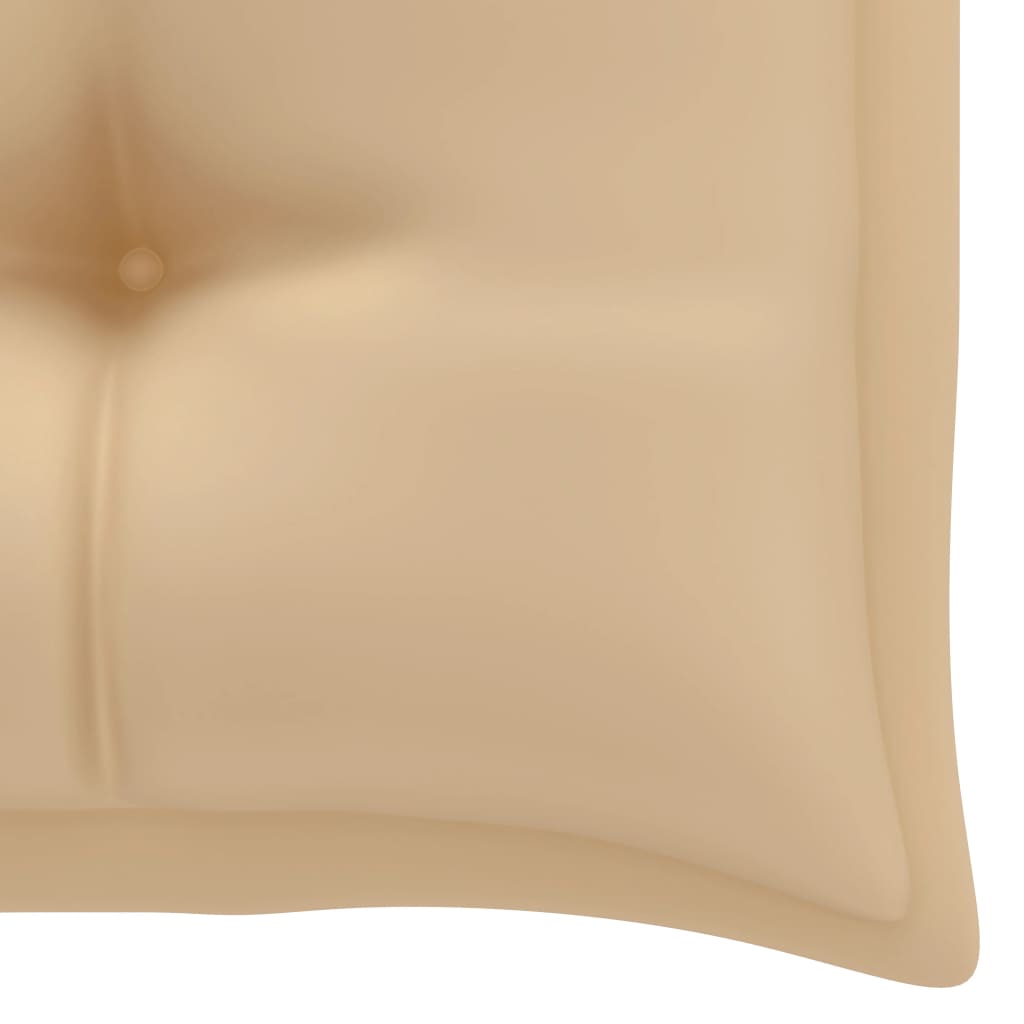 Hollywoodschaukel mit Palmblättern und Kissen 202 cm Bambus