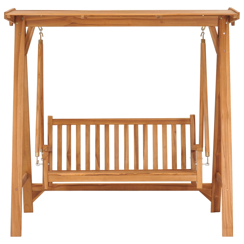 Hollywoodschaukel 170 cm Massivholz Teak