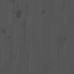 Kaminholzregal Grau 108x64,5x77 cm Massivholz Kiefer