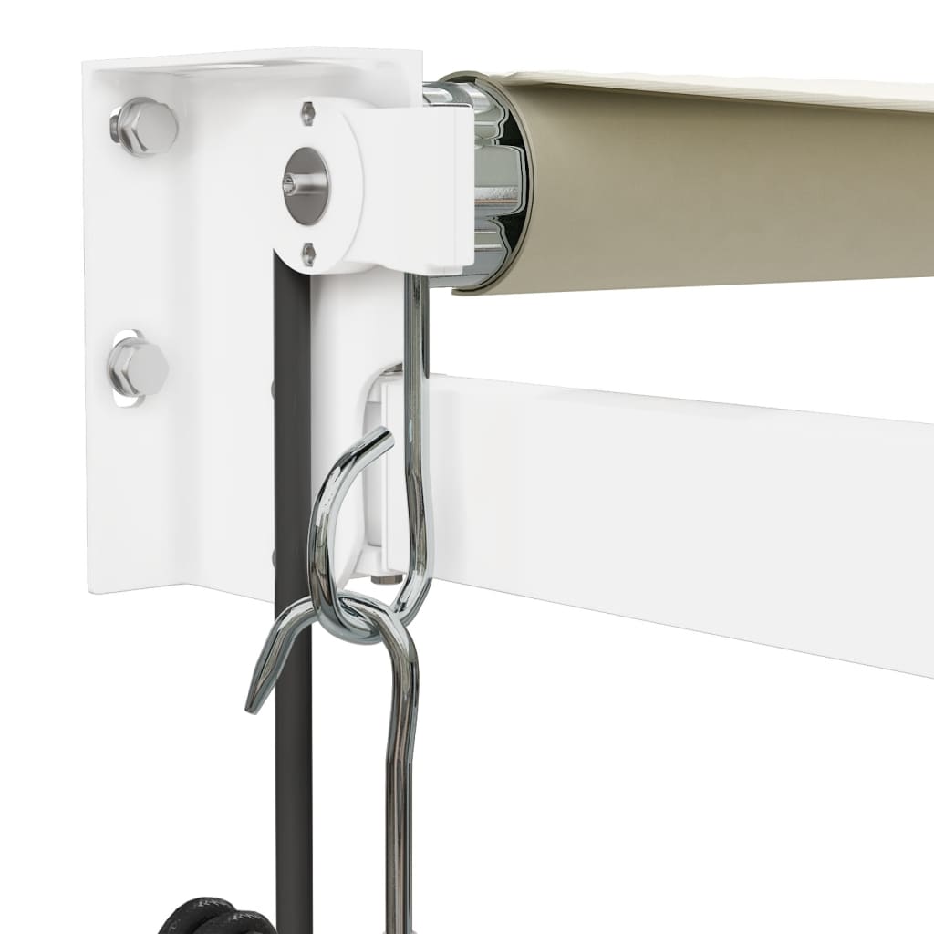 Elektrische Markise mit Kurbel Creme 3x2,5 m
