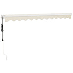 Elektrische Markise mit Kurbel Creme 3,5x2,5 m
