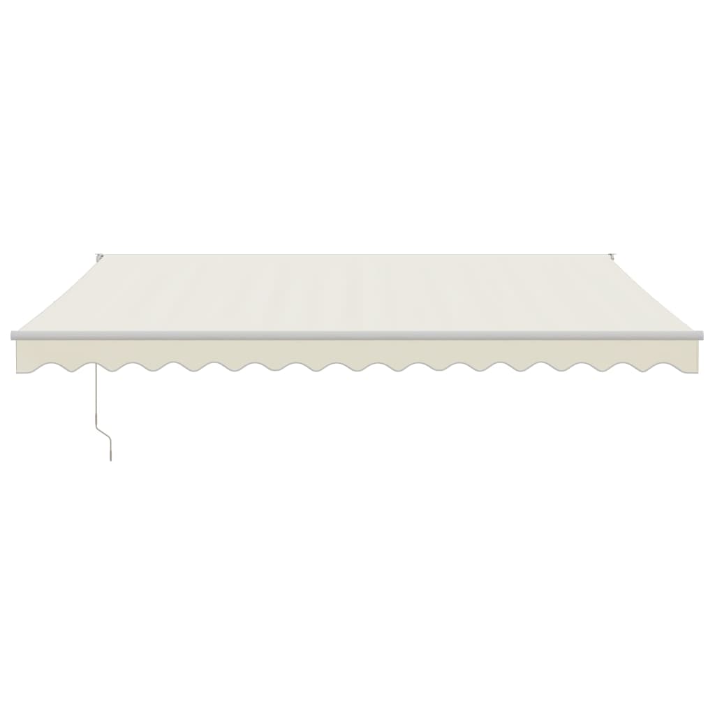 Elektrische Markise mit Kurbel Creme 4x3 m
