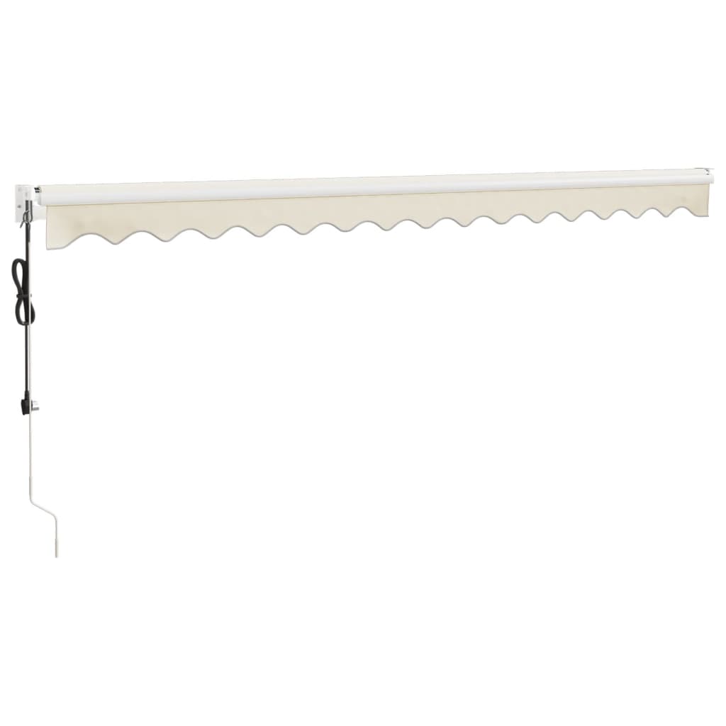 Elektrische Markise mit Kurbel Creme 4x3 m