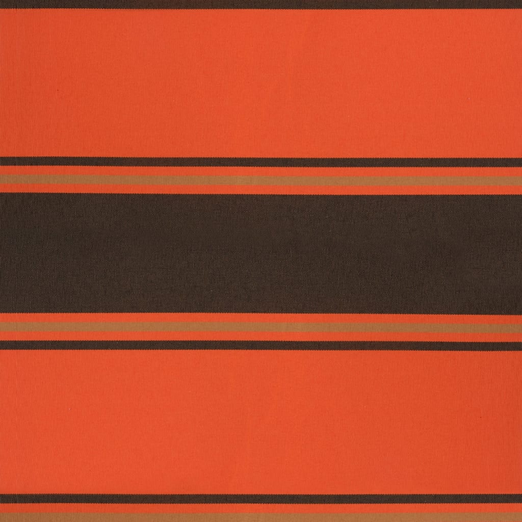 Elektrische Markise mit Kurbel Orange und Braun 3,5x2,5 m