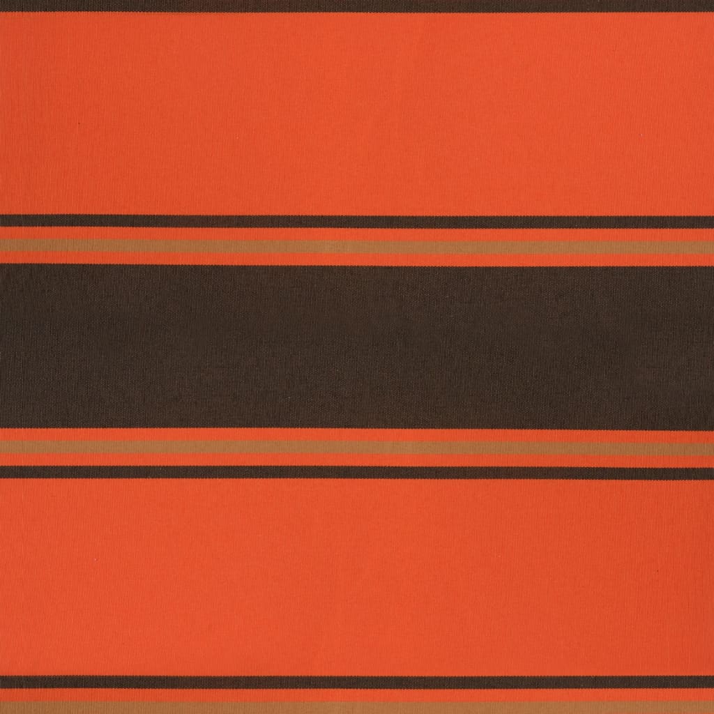Elektrische Markise mit Kurbel Orange und Braun 4x3 m