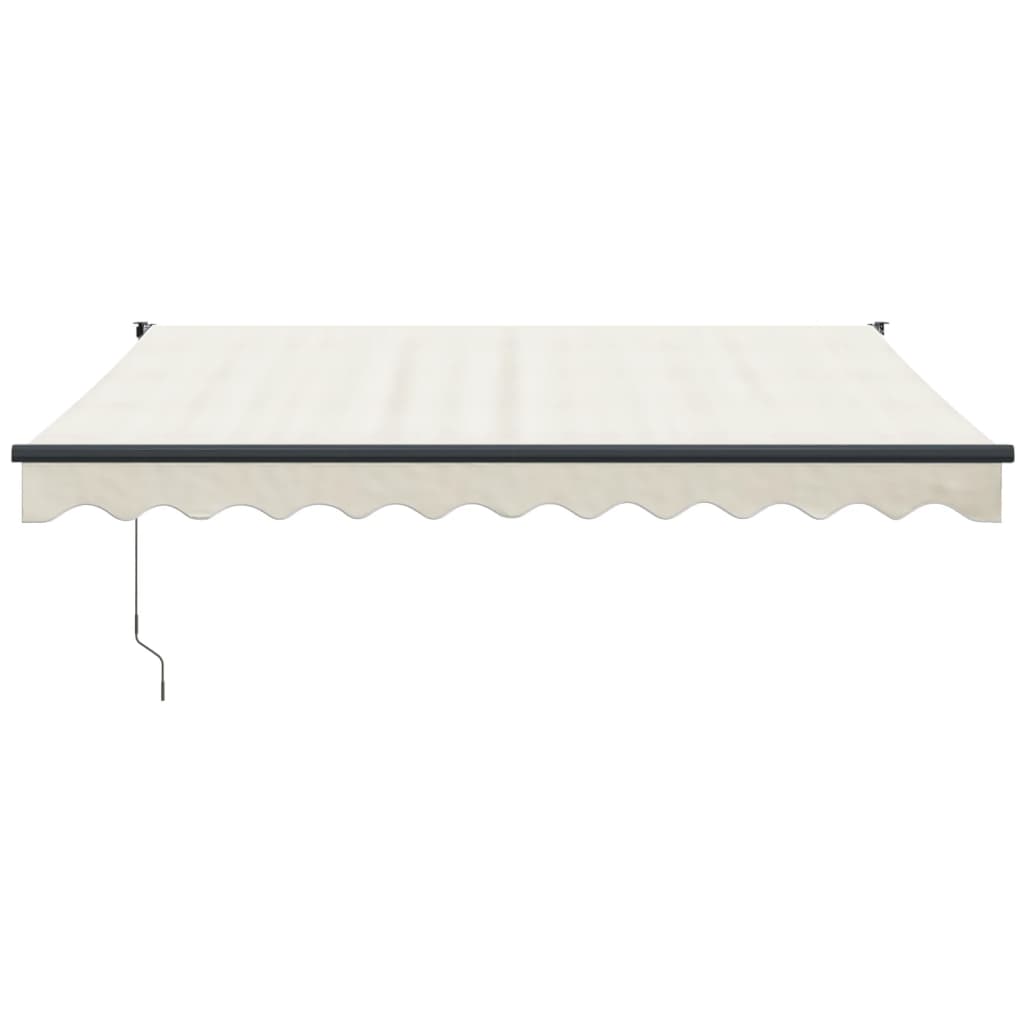 Elektrische Markise mit Kurbel Creme 3,5x2,5 m