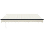 Elektrische Markise mit Kurbel Creme 3,5x2,5 m