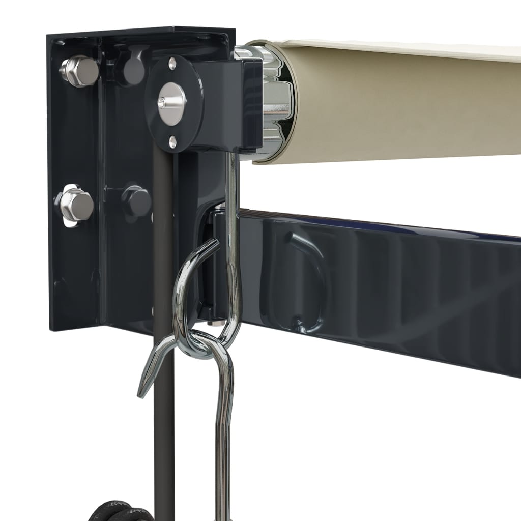 Elektrische Markise mit Kurbel Creme 4x3 m