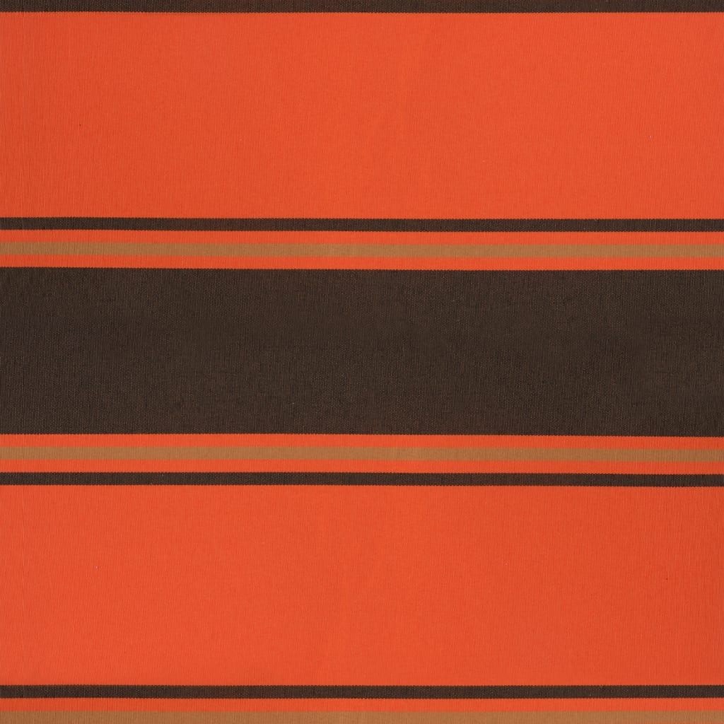Elektrische Markise mit Kurbel Orange und Braun 4,5x3 m