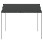 Gartenpavillon Anthrazit 3x3 m Stahl und Stoff