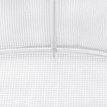 Gewächshaus mit Stahlrahmen Weiß 8 m² 4x2x2 m