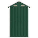Gerätehaus Grün 192x152,5x237 cm Verzinkter Stahl