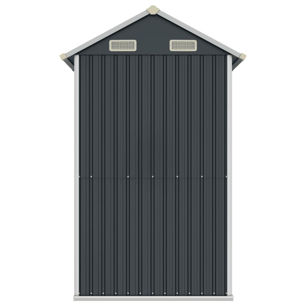 Gerätehaus Anthrazit 192x152,5x237 cm Verzinkter Stahl