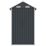 Gerätehaus Anthrazit 192x152,5x237 cm Verzinkter Stahl