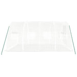 Gewächshaus mit Stahlrahmen Weiß 12 m² 4x3x2 m