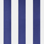 Freistehende Markise Blau und Weiß 300x300 cm Stoff und Stahl