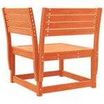 Garten-Ecksofa Wachsbraun 73x73x78 cm Massivholz Kiefer