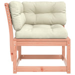 Garten-Ecksofa mit Kissen 73x73x78 cm Massivholz Douglasie