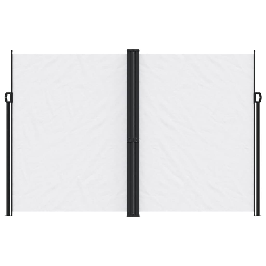 Seitenmarkise Ausziehbar Weiß 220x600 cm