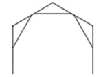 Gewächshaus 3x6 m Victoria 4mm