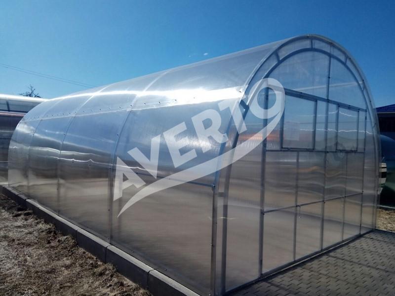 Gewächshaus 4x4m Agronom 4mm