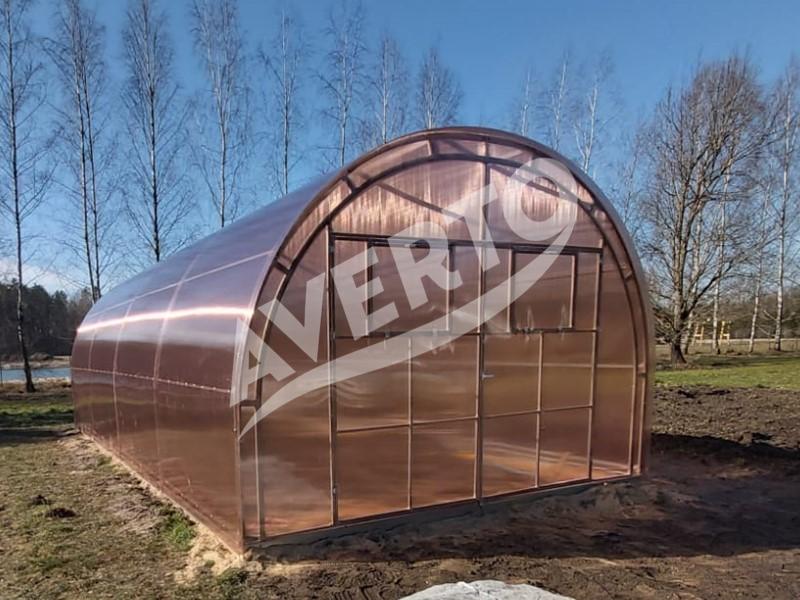 Gewächshaus 4x4m Agronom 4mm