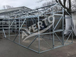 Gewächshaus 3x8 m Victoria 4mm