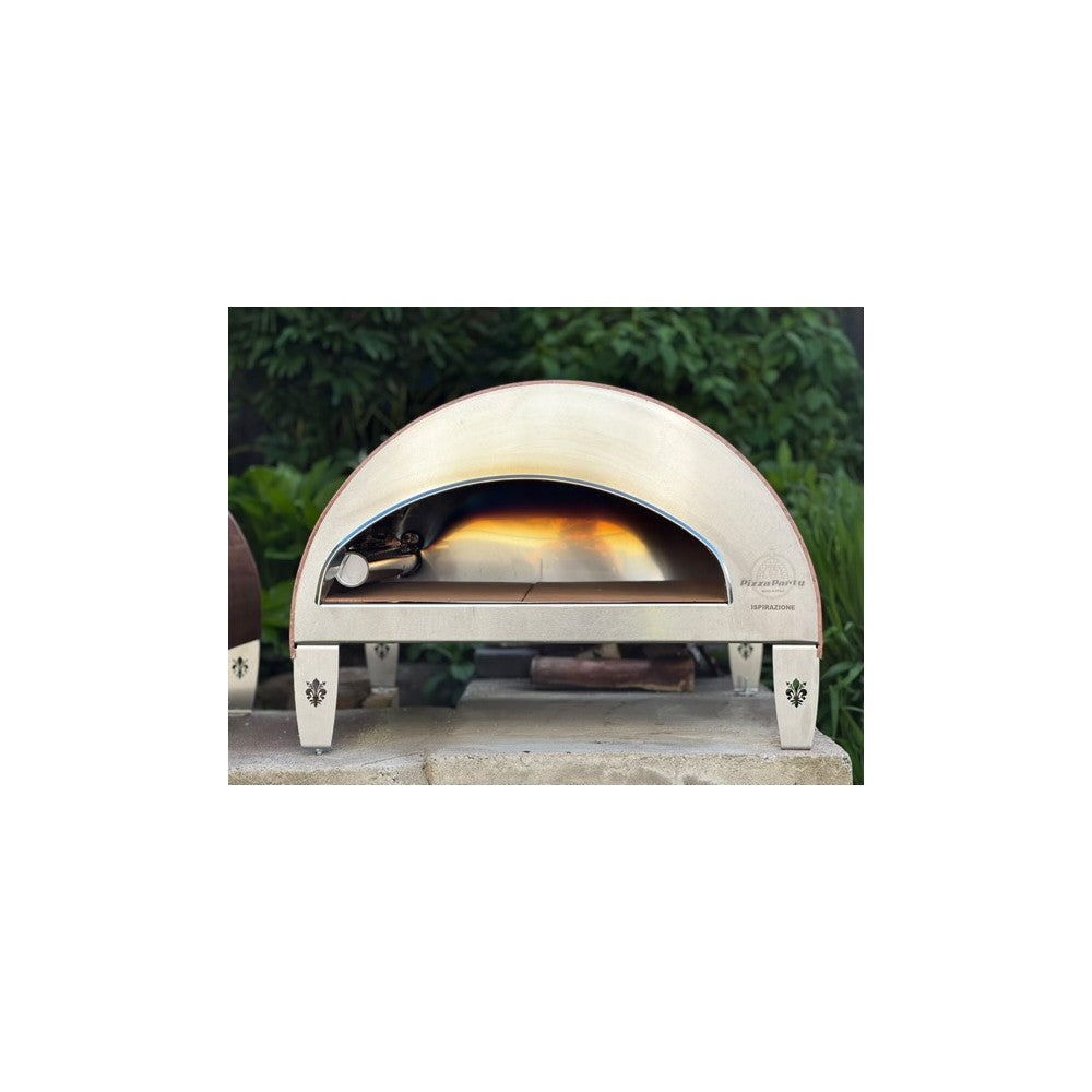 ISPIRAZIONE Großer mobiler Gas-Pizzaofen – Perfekt für 2 Pizzen im Freien