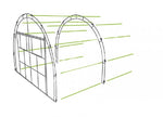 Gewächshaus 4x4m Agronom 4mm