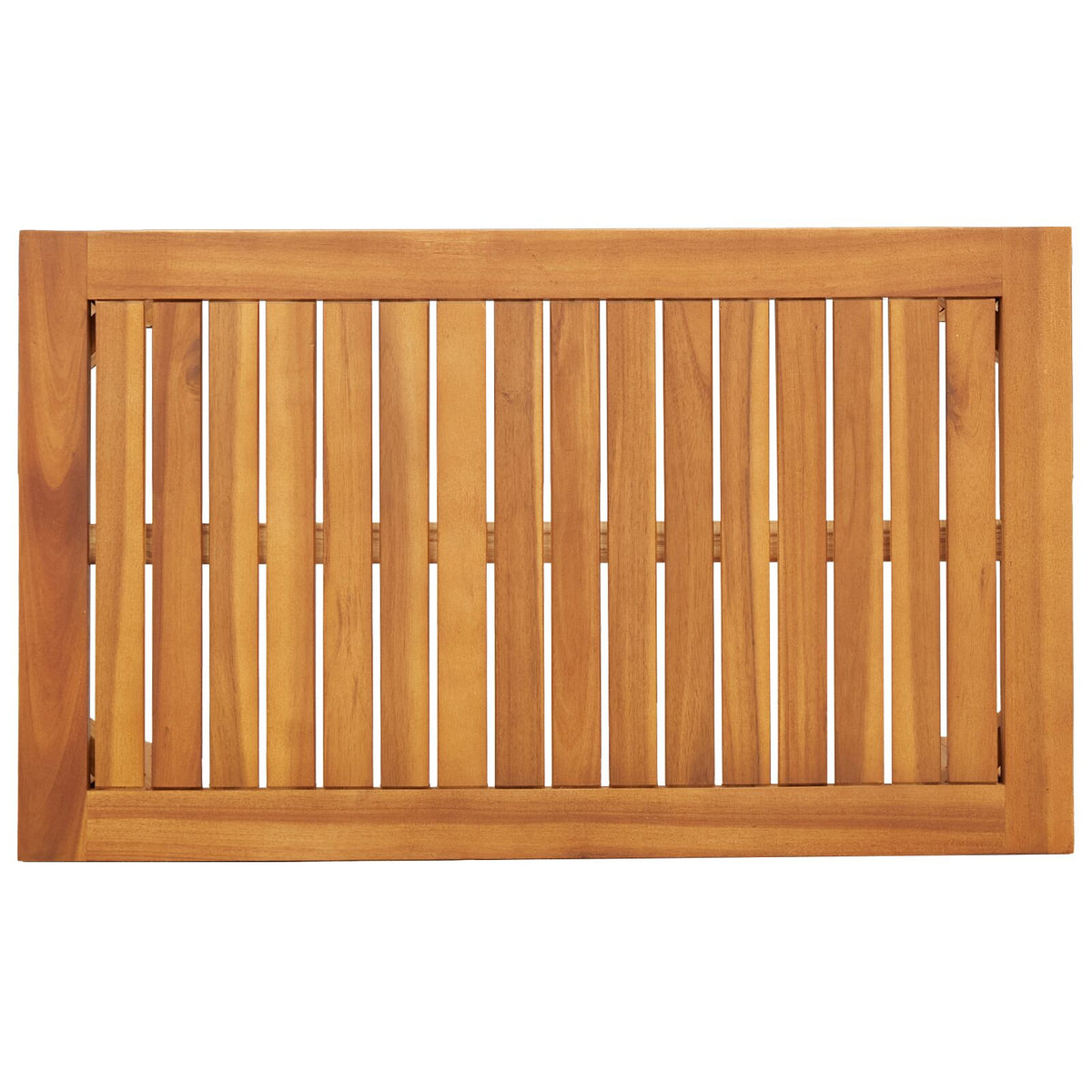 4-teilige Garten-Sofaset mit Kissen aus massivem Akazienholz