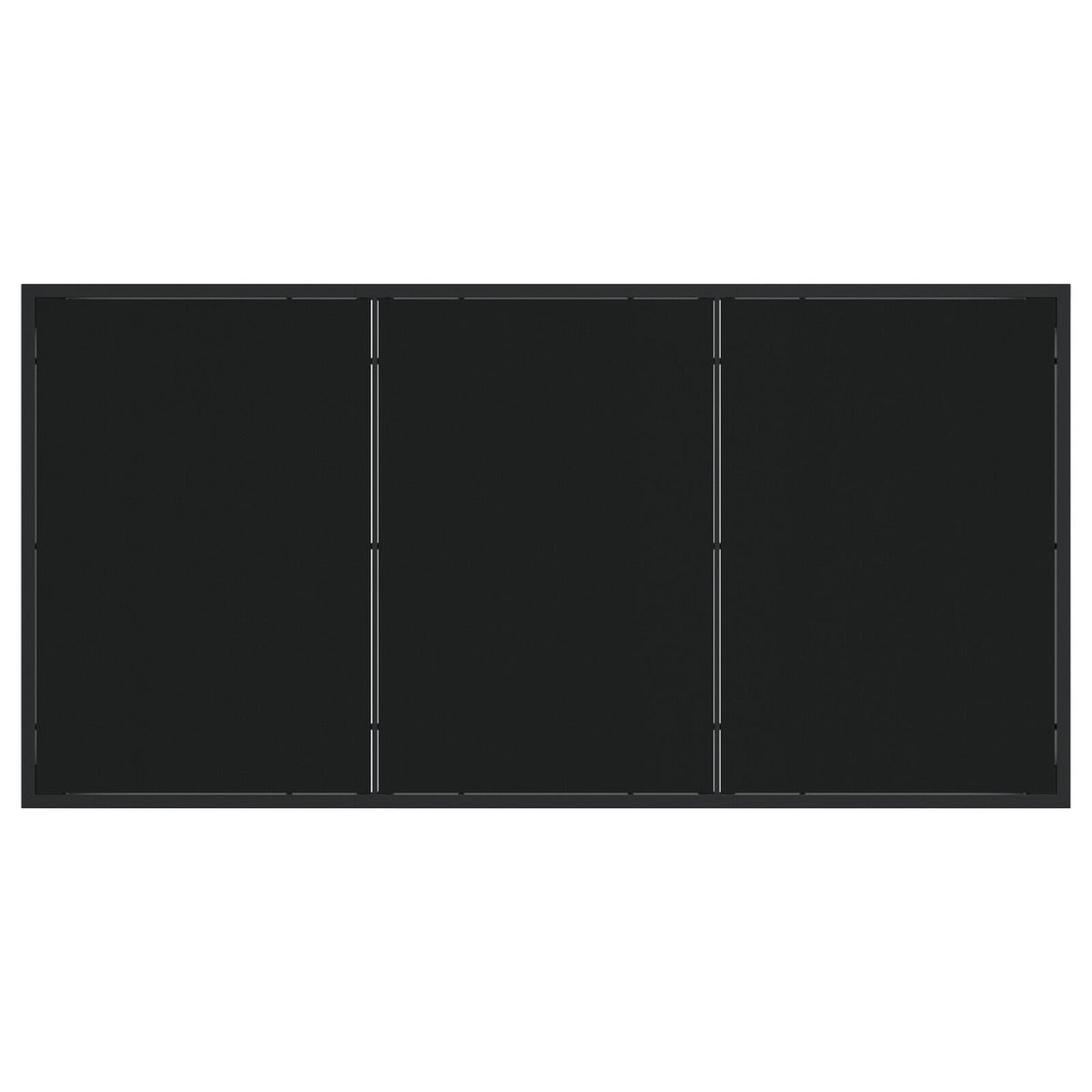 5-teiliges Garten-Essgruppen-Set mit Kissen in Schwarz Poly Rattan