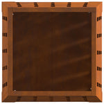Feuerschale Quadrat 50x50x70 cm Wetterstahl