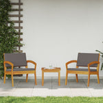Gartenstuhl 2 Stück 59,5x70,5x72,5 cm Massivholz Akazie