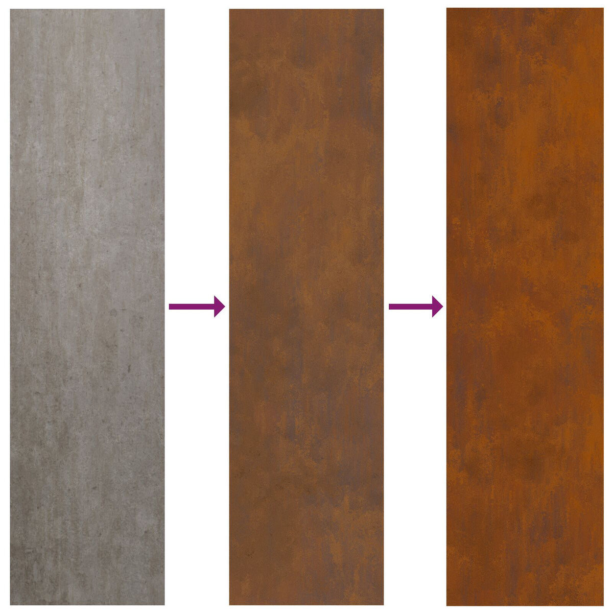 Feuerstelle Quadrat 80x80x40 cm Wetterstahl