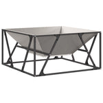Feuerstelle Quadrat 80x80x40 cm Wetterstahl