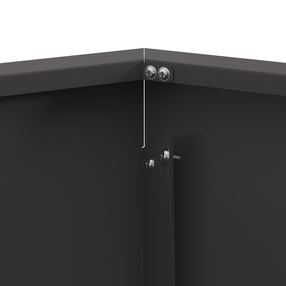Feuerstelle Sechseckig Schwarz 75x75x28 cm Stahl