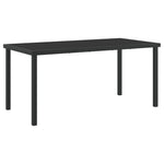 5-teiliges Garten-Essgruppe mit Kissen Braun Poly-Rattan