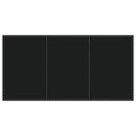 5-teiliges Garten-Essgruppen-Set mit Kissen Grau Poly Rattan