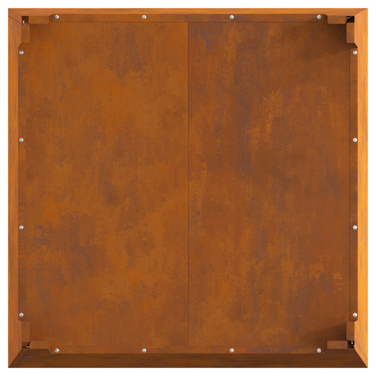 Feuerstelle Quadrat 80x80x43 cm wetterfester Stahl